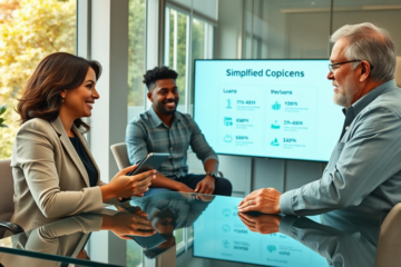 An illustration representing easy personal loans without bureaucratic hurdles.