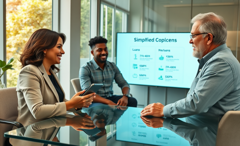 An illustration representing easy personal loans without bureaucratic hurdles.