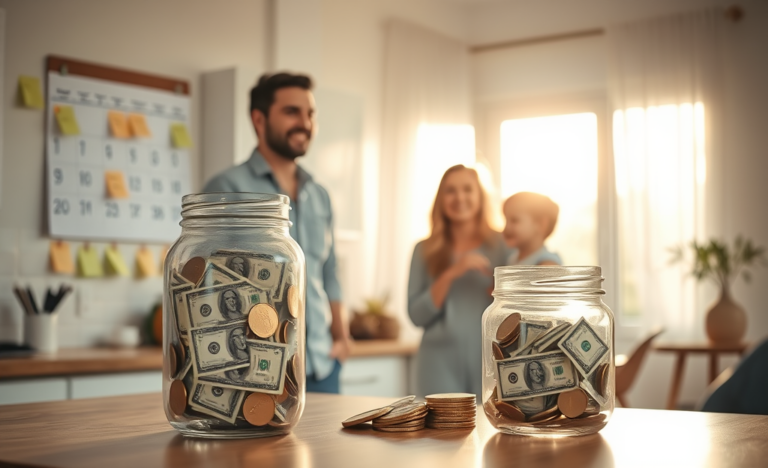 A visual representation of financial security, showcasing savings for unexpected expenses.