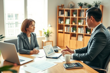 A person reviewing financial documents for debt management.