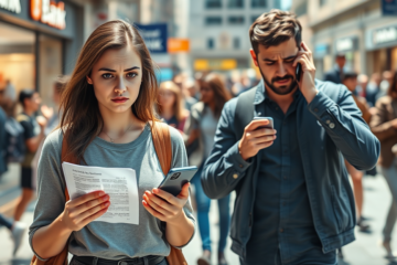 A person holding cash looking relieved, representing urgent money solutions.