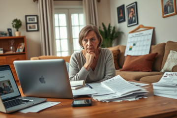 A person calculating expenses with extra money options for pending issues.
