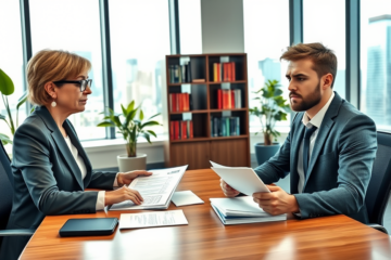 A person reviewing loan documentation with special conditions.