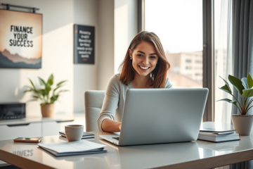 A graphic representation of fast online loan applications.