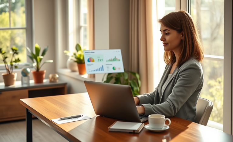 An illustration showing how easy it is to apply for a loan online.